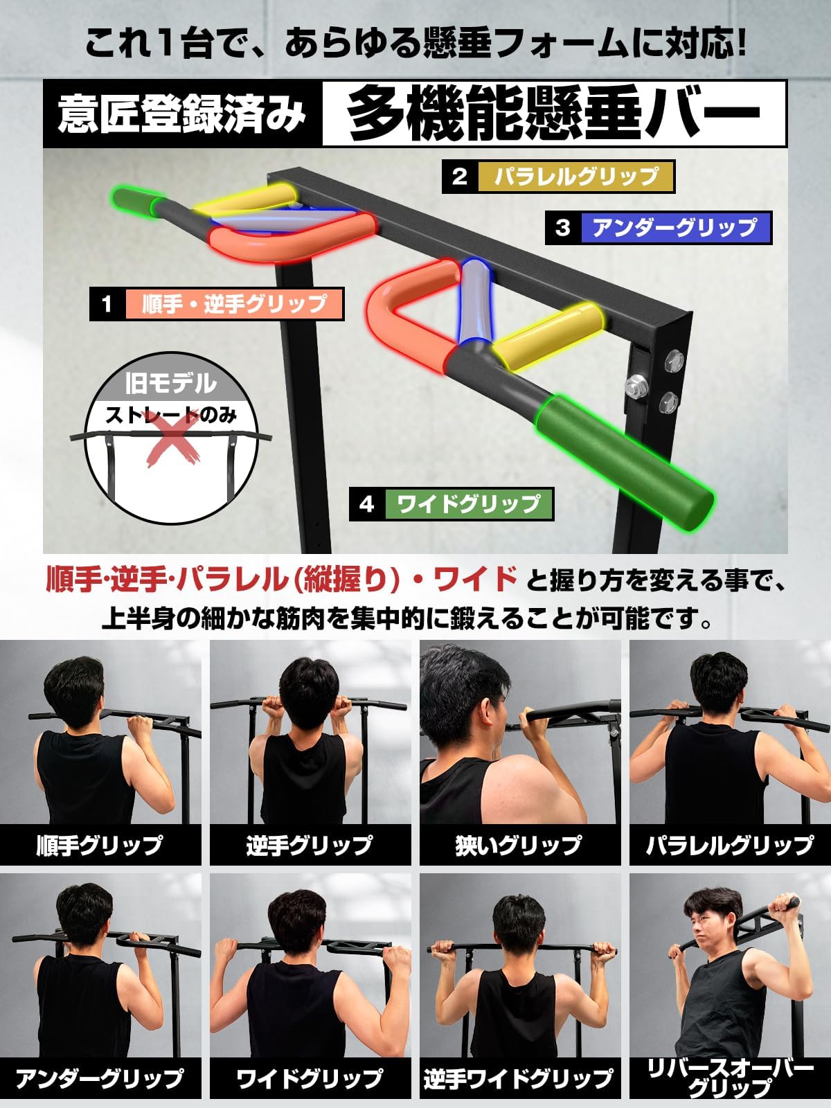 Amazon | 懸垂マシン 【多機能懸垂バー・12種トレーニング対応】 懸垂